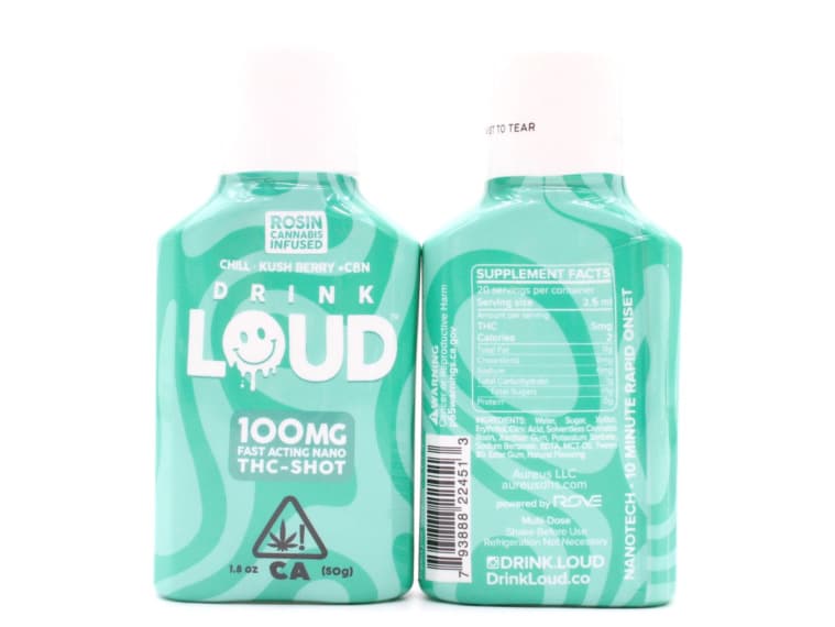 Kush Berry + CBN front and back of package