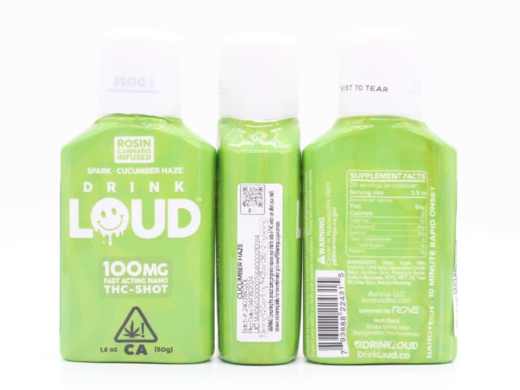 Cucumber Haze front, side and back of package
