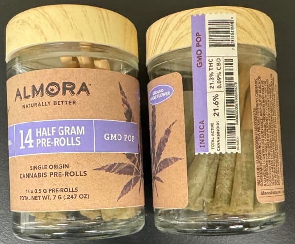 Almora 14 Half Gram, GMO POP Pre-Roll