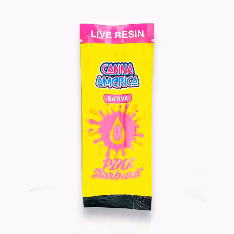 Pink Starburst packaging