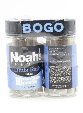 Louis Kush pre-rolls packaging