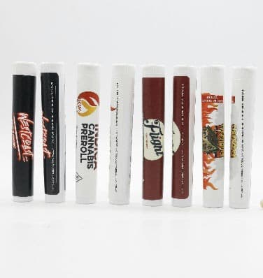 Images of the brands' packaging
