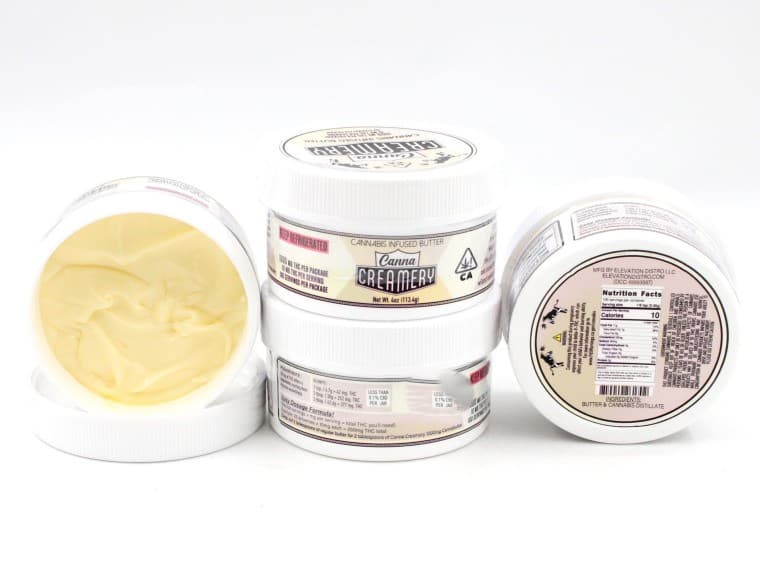 Cannabis Infused Butter packaging and product